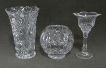CRYSTAL AND PRESSED GLASS