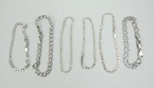 12 STERLING BRACELETS