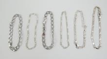 12 STERLING BRACELETS