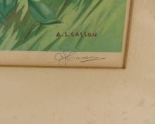 HAND-SIGNED A.J. CASSON PRINT