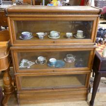 OAK BARRISTER'S BOOKCASE