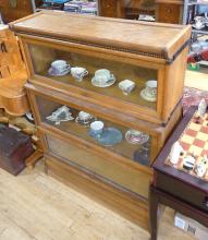 OAK BARRISTER'S BOOKCASE