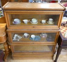 OAK BARRISTER'S BOOKCASE