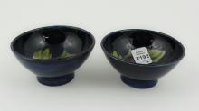 PAIR SMALL MOORCROFT BOWLS