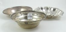 3 STERLING BOWLS