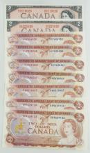 UNCIRCULATED CANADIAN BILLS