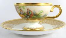 DRESDEN CUP & SAUCER WITH UNDERPLATE