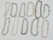 STERLING CHAINS & BRACELETS