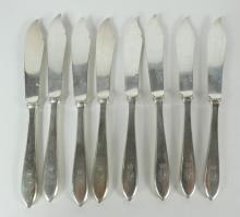 ANTIQUE SILVER 115-PIECE FLATWARE SERVICE