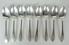 ANTIQUE SILVER 115-PIECE FLATWARE SERVICE