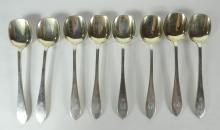 ANTIQUE SILVER 115-PIECE FLATWARE SERVICE