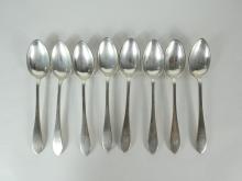 ANTIQUE SILVER 115-PIECE FLATWARE SERVICE