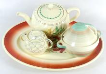 SUSIE COOPER & CLARICE CLIFF SERVING PIECES