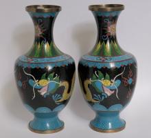 CLOISONNE VASES