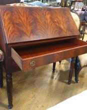 MAHOGANY SLANT FRONT DESK