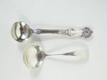 2 SILVER LADLES