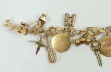 GOLD CHARM BRACELET