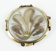 ANTIQUE MOURNING BROOCH