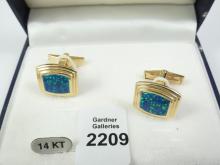 GOLD CUFFLINKS