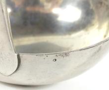 LARGE ANTIQUE SILVER LADLE