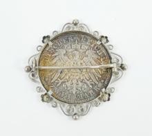 COIN BROOCH