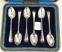 SET STERLING TEA SPOONS