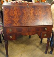 MAHOGANY SLANT FRONT DESK