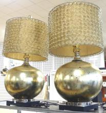 PAIR OF DESIGNER TABLE LAMPS