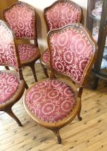 SET OF FOUR FRENCH DINING CHAIRS