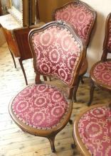 SET OF FOUR FRENCH DINING CHAIRS