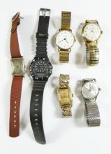 6 WRISTWATCHES