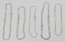 10 STERLING BRACELETS