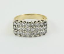 LADIES' DIAMOND CLUSTER RING