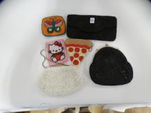 BEADED EVENING BAGS AND CHANGE PURSES