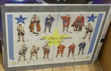 FIVE HOCKEY PRINTS