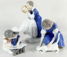 THREE BING & GRONDAHL FIGURINES