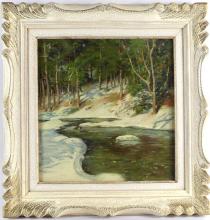 TWO OIL PAINTINGS