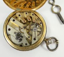 ANTIQUE KEY-WIND POCKET WATCH