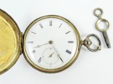 ANTIQUE KEY-WIND POCKET WATCH