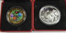 2 CANADIAN COMMEMORATIVE COINS