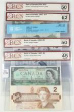 UNCIRCULATED CANADIAN CURRENCY