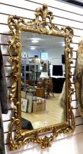 ANTIQUE CHIPPENDALE STYLE WALL MIRROR