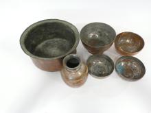 SEVEN PIECES OF COPPER
