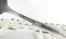 EXTENSIVE STERLING SILVER FLATWARE SET