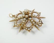 ANTIQUE GOLD BROOCH/PENDANT