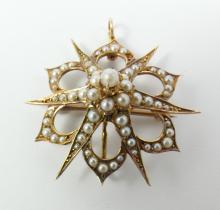 ANTIQUE GOLD BROOCH/PENDANT