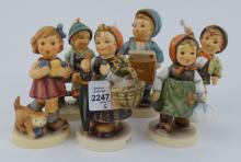 6 HUMMEL FIGURINES