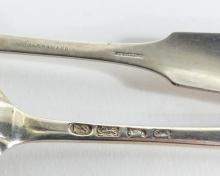 5 ANTIQUE STERLING SPOONS