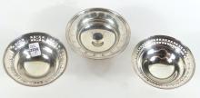 3 SMALL STERLING COMPORTS