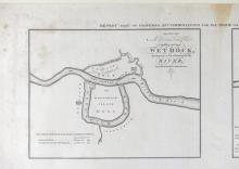 EARLY 19TH CENTURY PORT OF LONDON MAP